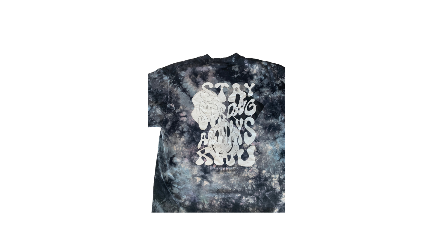 RWU Galaxy Tie Die "Smiley" Tee