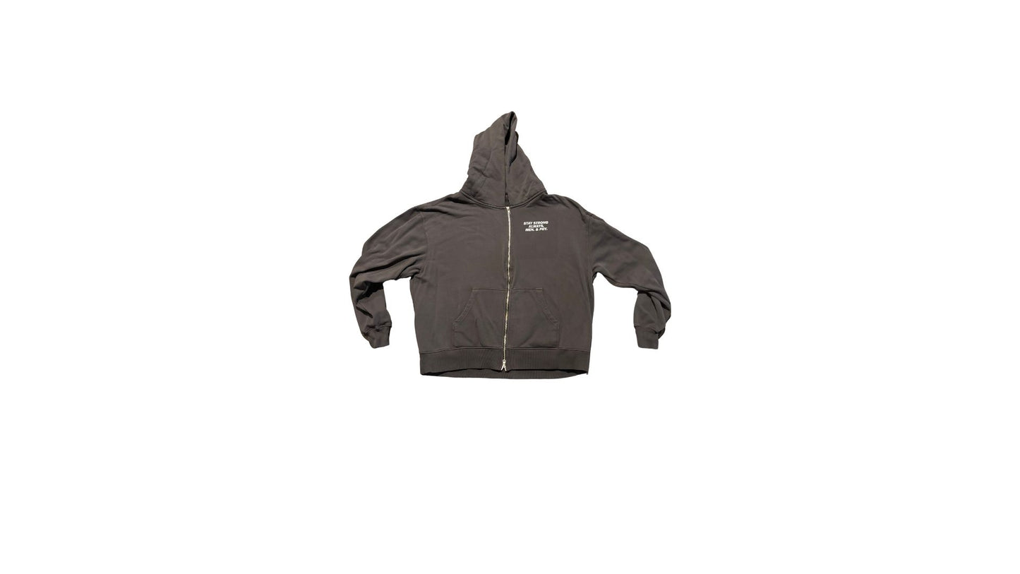 RWU "Triple Eye" Double Zipper Hoodie