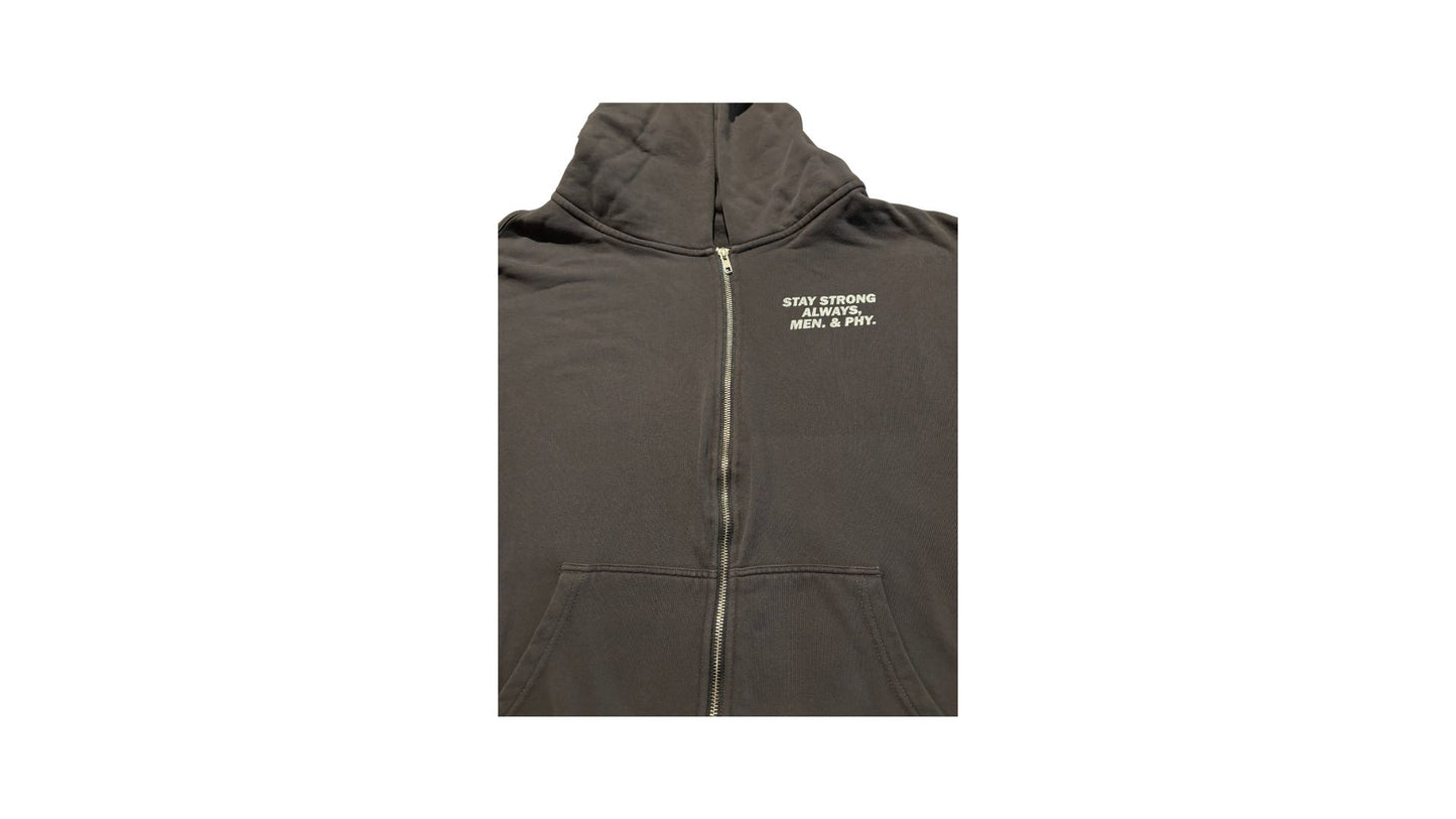 RWU "Triple Eye" Double Zipper Hoodie